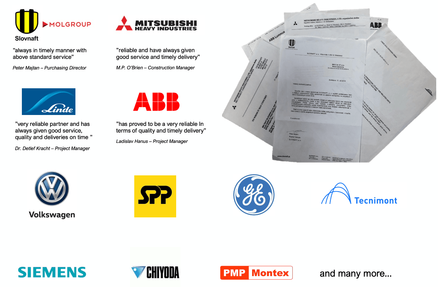 Naši výrobcovia a partneri